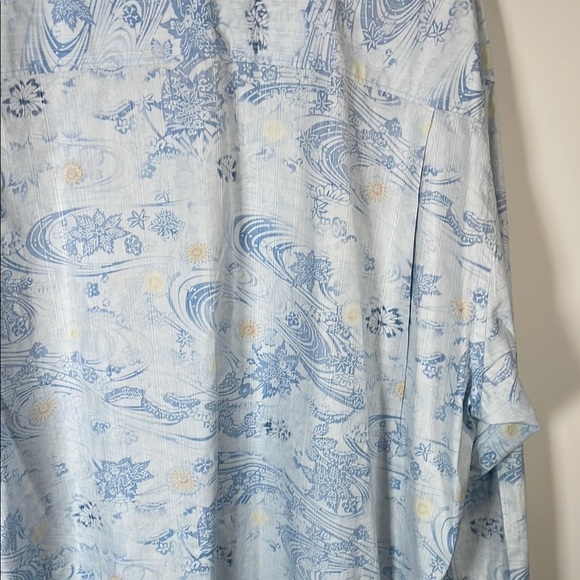 Tommy Bahama Light Blue Casual Button Down Shirt - Picture 9 of 9